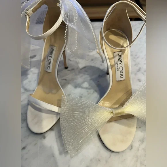 JIMMY CHOO Aveline 1000 Latte 38.5 - Picture 2 of 16